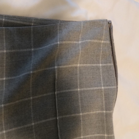 Windowpane print gray pant - Picture 6 of 7